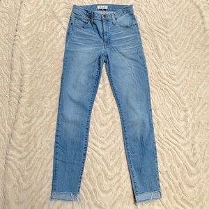 Madewell 9” High Riser Skinny with Step Hem